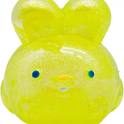 Soft Gel Filled Sensory Squeeze Toy, Stretchy Elastic Squishy Stress Relief Ball, Calming Anxiety Reducing Hand Fidget, Cute Relaxing Jelly Texture, Fun Portable Handheld Squeeze Toy Gift for All Ages