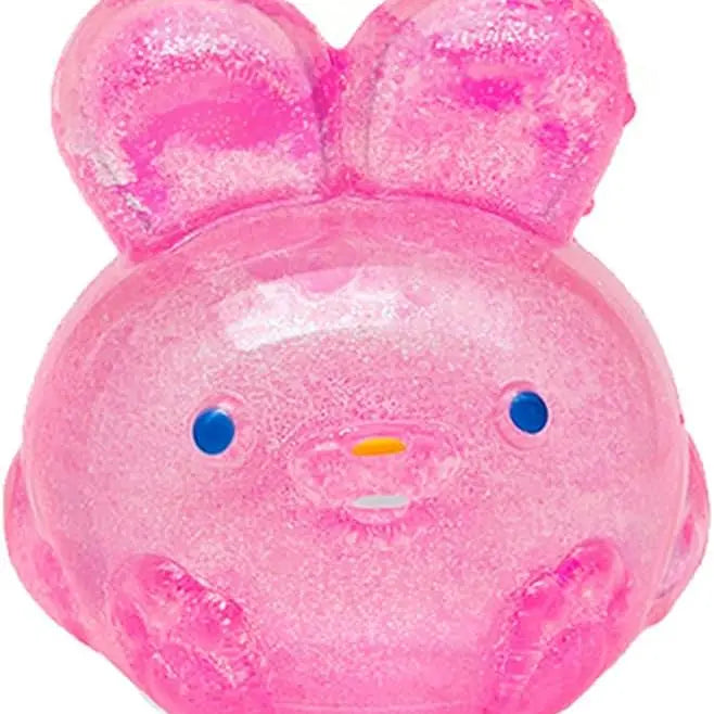 Soft Gel Filled Sensory Squeeze Toy, Stretchy Elastic Squishy Stress Relief Ball, Calming Anxiety Reducing Hand Fidget, Cute Relaxing Jelly Texture, Fun Portable Handheld Squeeze Toy Gift for All Ages