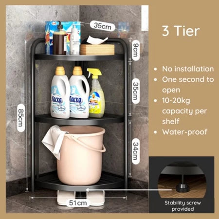 FoldRack™ Foldable Kitchen Storage Organizer