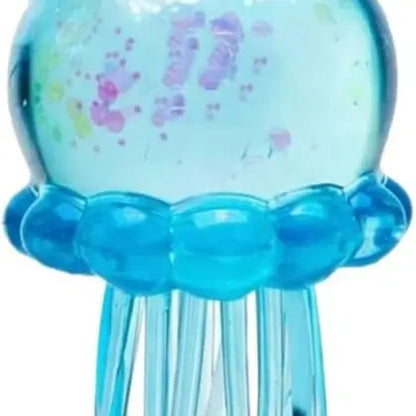 Soft Gel Filled Sensory Squeeze Toy, Stretchy Elastic Squishy Stress Relief Ball, Calming Anxiety Reducing Hand Fidget, Cute Relaxing Jelly Texture, Fun Portable Handheld Squeeze Toy Gift for All Ages