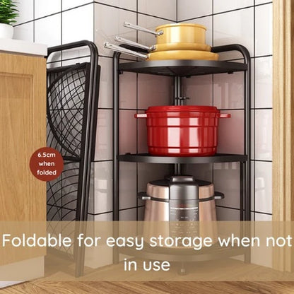 FoldRack™ Foldable Kitchen Storage Organizer