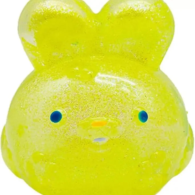 Soft Gel Filled Sensory Squeeze Toy, Stretchy Elastic Squishy Stress Relief Ball, Calming Anxiety Reducing Hand Fidget, Cute Relaxing Jelly Texture, Fun Portable Handheld Squeeze Toy Gift for All Ages