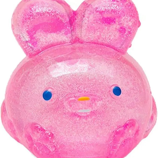 Soft Gel Filled Sensory Squeeze Toy, Stretchy Elastic Squishy Stress Relief Ball, Calming Anxiety Reducing Hand Fidget, Cute Relaxing Jelly Texture, Fun Portable Handheld Squeeze Toy Gift for All Ages