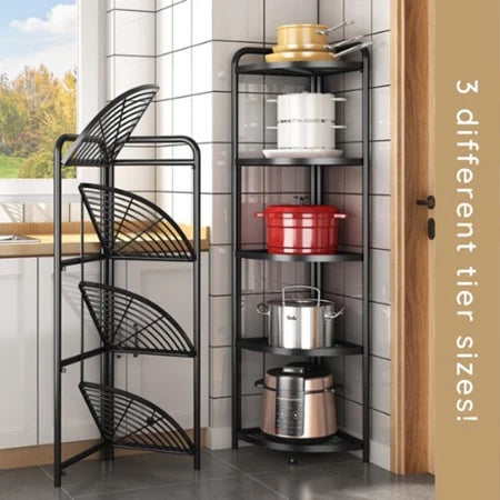 FoldRack™ Foldable Kitchen Storage Organizer