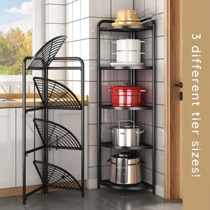FoldRack™ Foldable Kitchen Storage Organizer