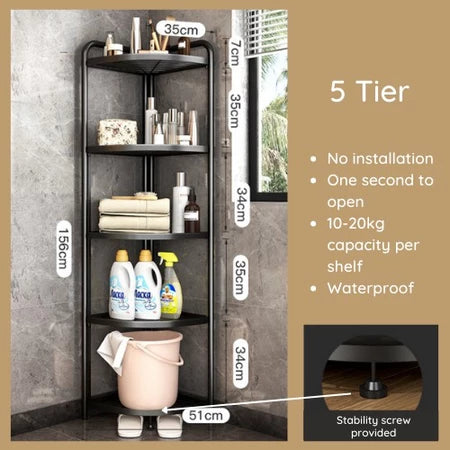FoldRack™ Foldable Kitchen Storage Organizer