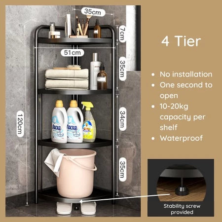FoldRack™ Foldable Kitchen Storage Organizer